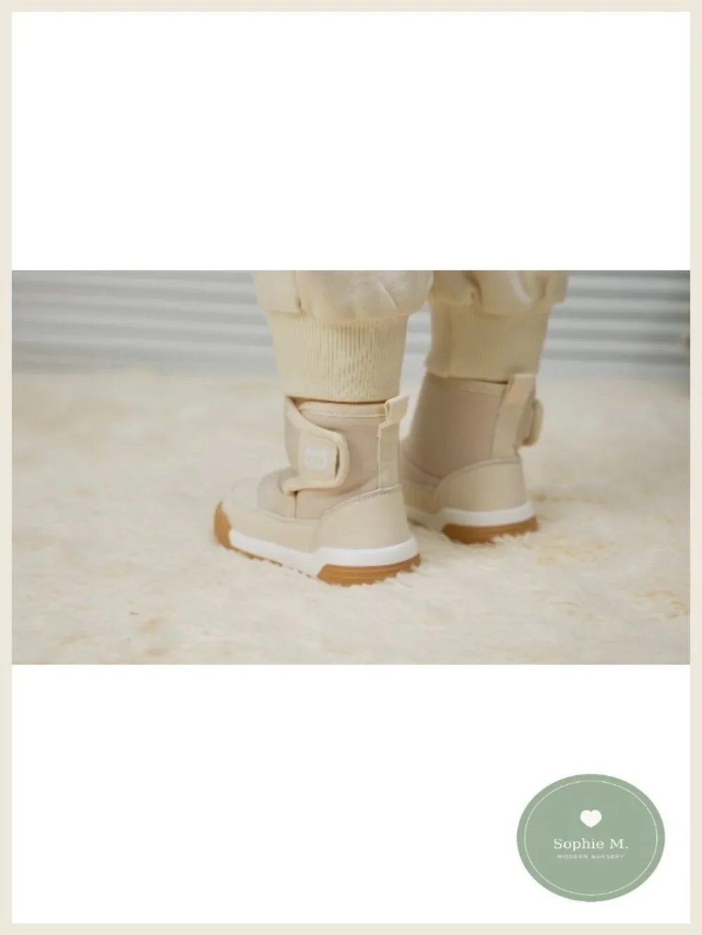 Toddler Snow Boots Winter Shoes Fleece Lined Anti-Slip 6-24 Months